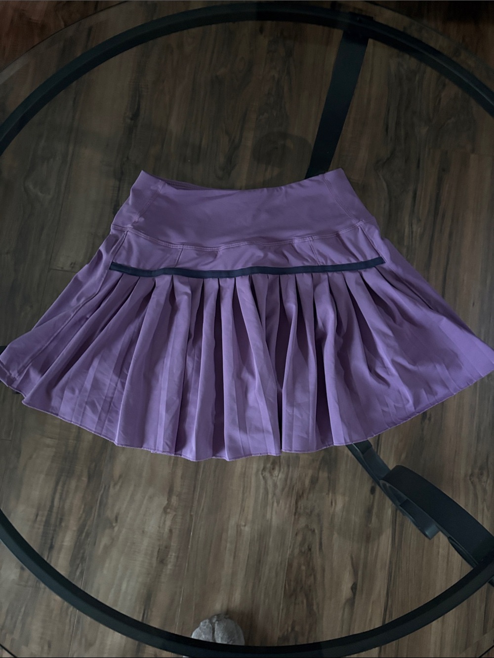 Purple Pleated Women’s Skirt
